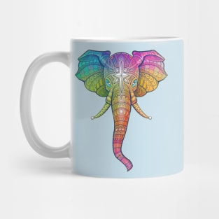 Elephant Tattoo Colorful Mug